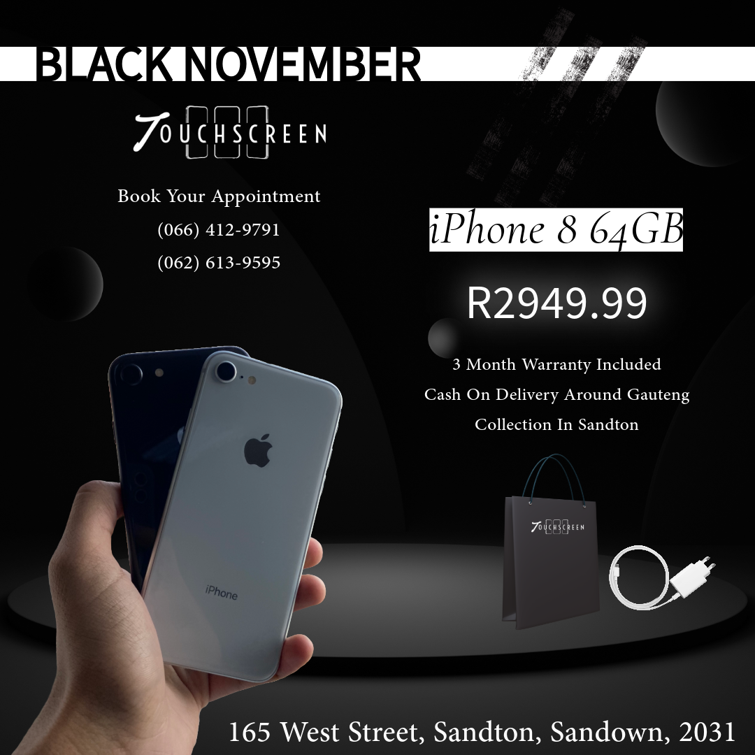 Black November - iPhone 8 64GB (Assorted Colours) - CPO