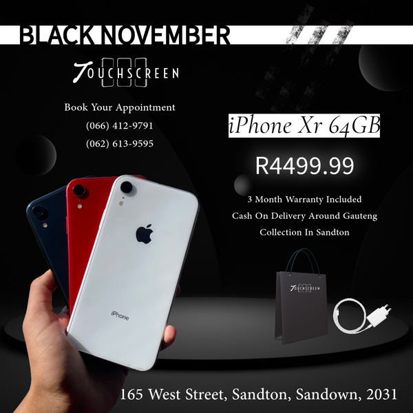 Black November - iPhone Xr 64GB (Assorted Colours) - CPO