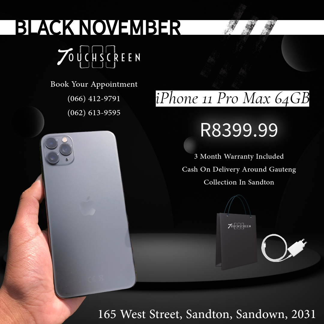 Black November - iPhone 11 Pro Max 64GB (CPO) - Assorted Colours