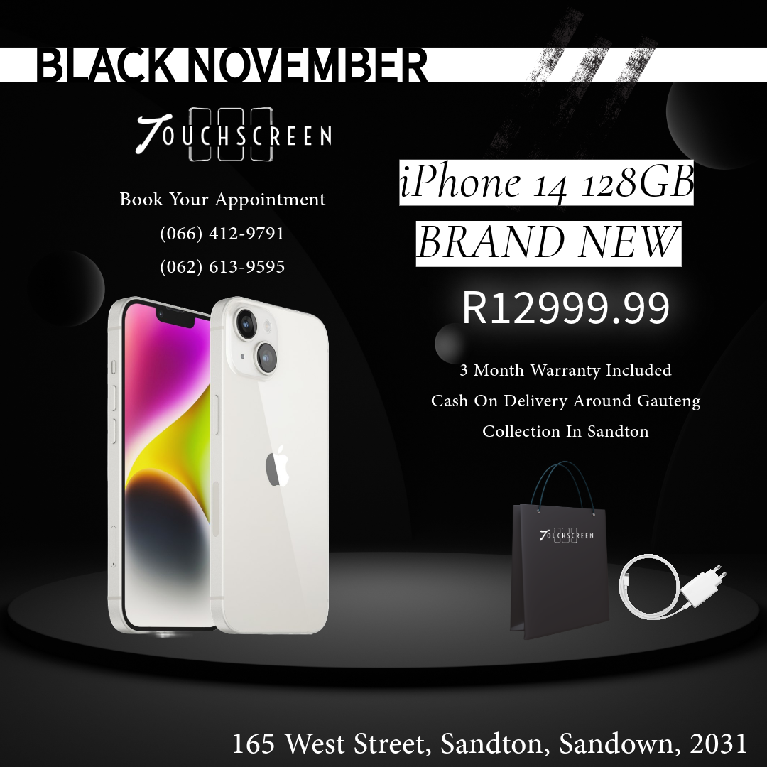 Black November - iPhone 14 128gb (Assorted Colours) - Sealed