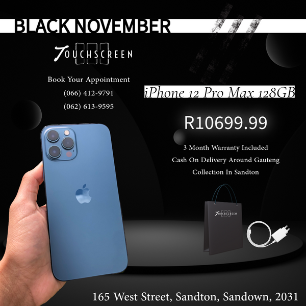 Black November - iPhone 12 Pro Max 128GB (Assorted Colours) - CPO