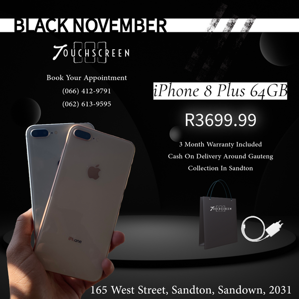 Black November - iPhone 8 Plus 64GB (Assorted Colours) - CPO