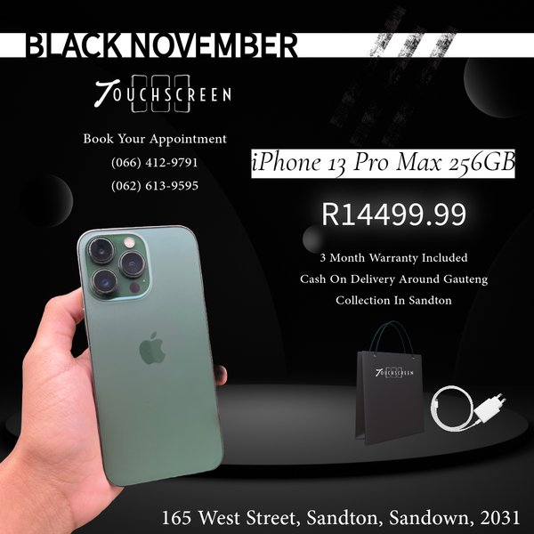 Black November - iPhone 13 Pro Max 256gb (Assorted Colours) - CPO