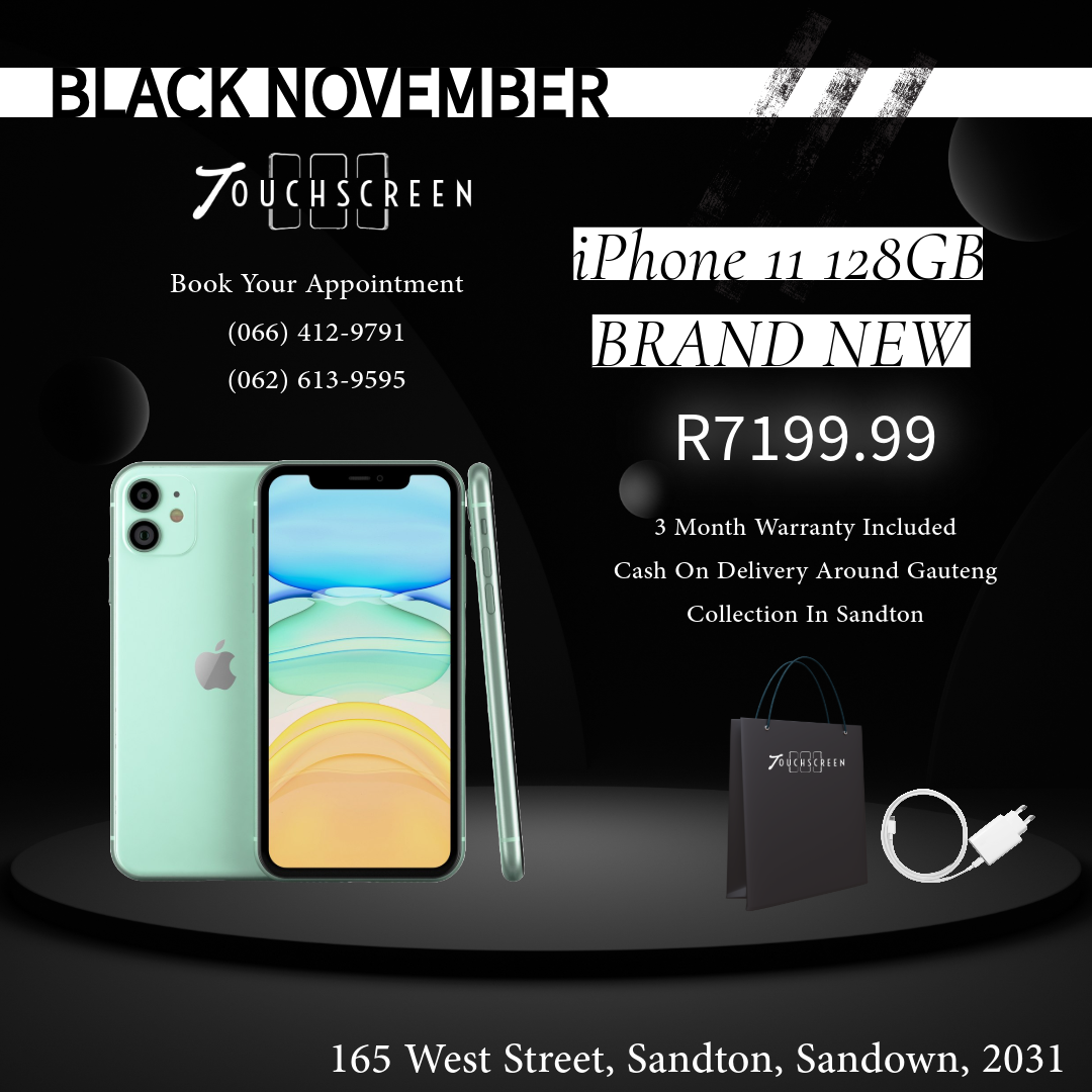 Black November - iPhone 11 128gb (Assorted Colours) Sealed