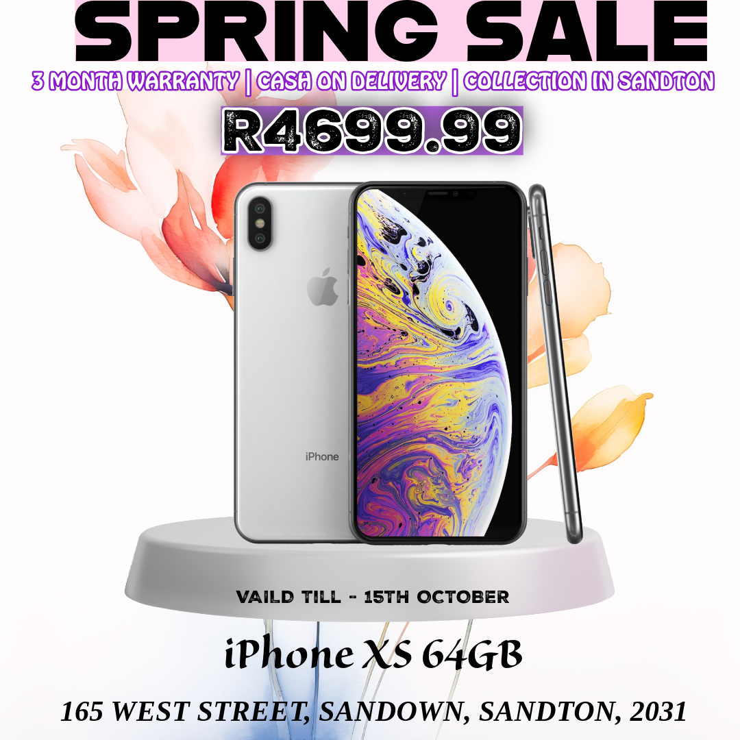 iPhone Xs 64GB (Assorted Colours) - CPO