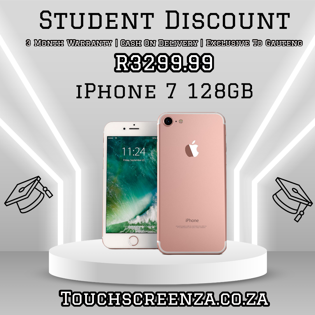 Student Discount - iPhone 7 128gb (Assorted Colours)