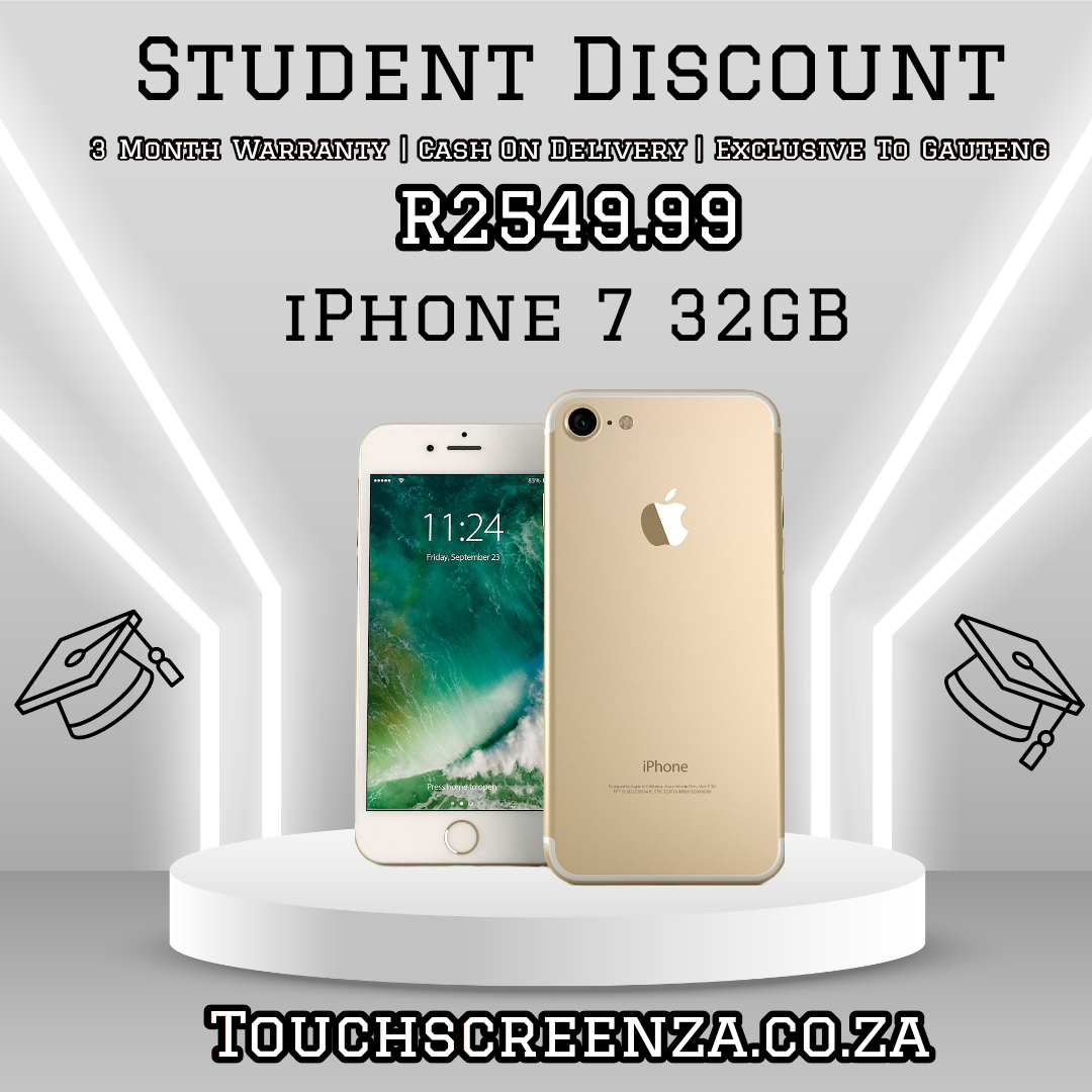 Student Discount - iPhone 7 32gb (Assorted Colours) - CPO
