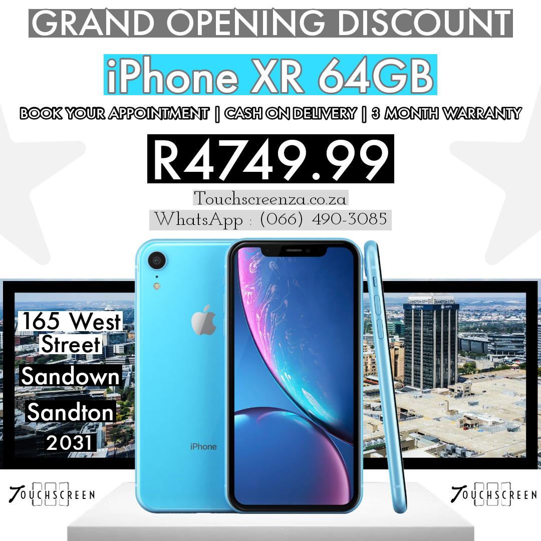 Grand Opening Student Discount - iPhone Xr 64GB (Assorted Colours) - CPO
