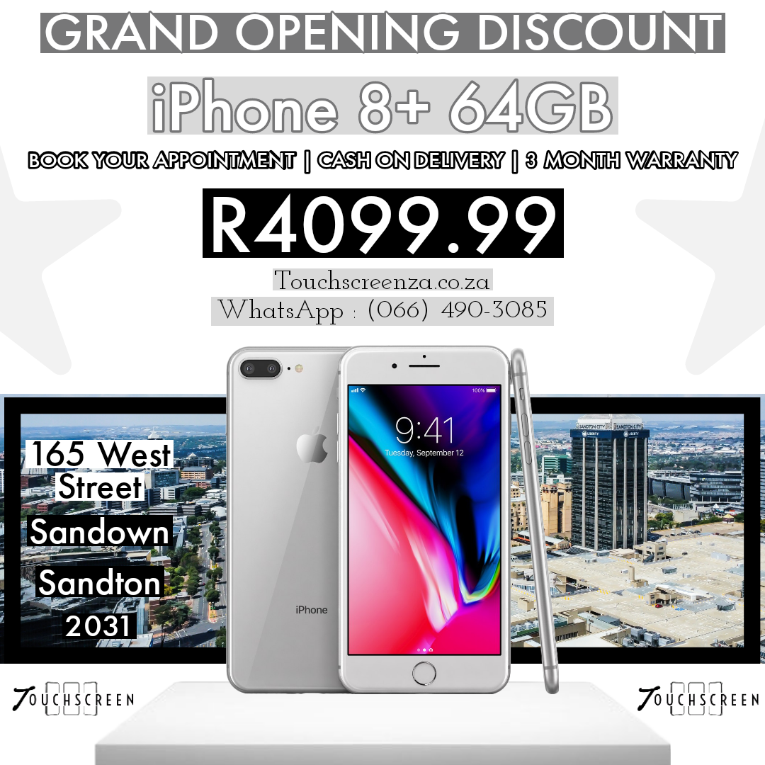 Grand Opening Student Discount - iPhone 8 Plus 64GB (Assorted Colours) - CPO