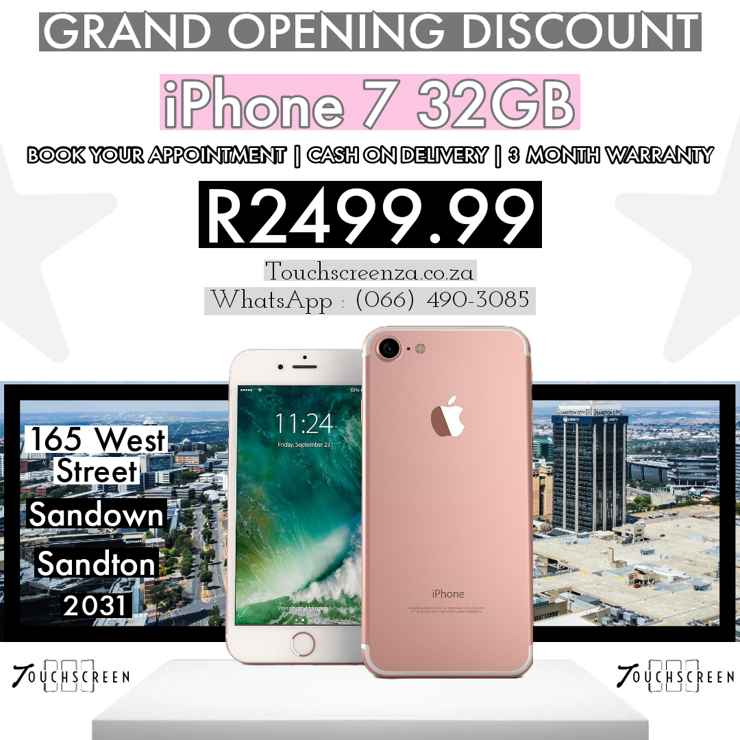 Grand Opening Student Discount - iPhone 7 32gb (Assorted Colours) - CPO