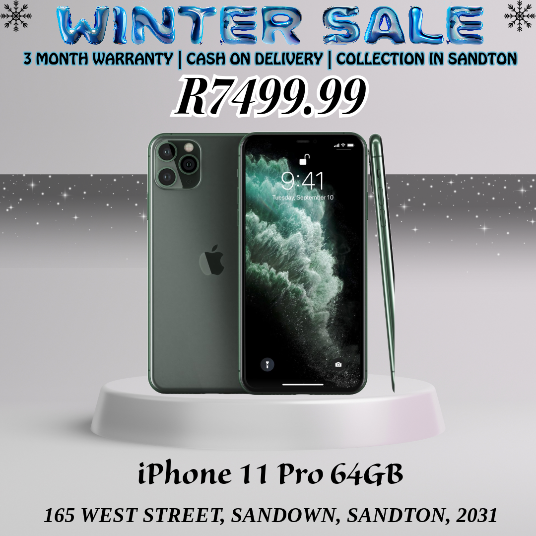 Winter Sale - iPhone 11 Pro 64GB (Assorted Colours) - CPO