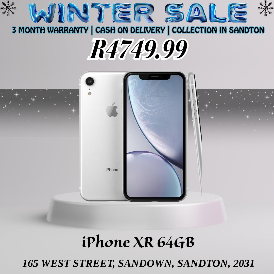 Winter Sale - iPhone Xr 64GB (Assorted Colours) - CPO