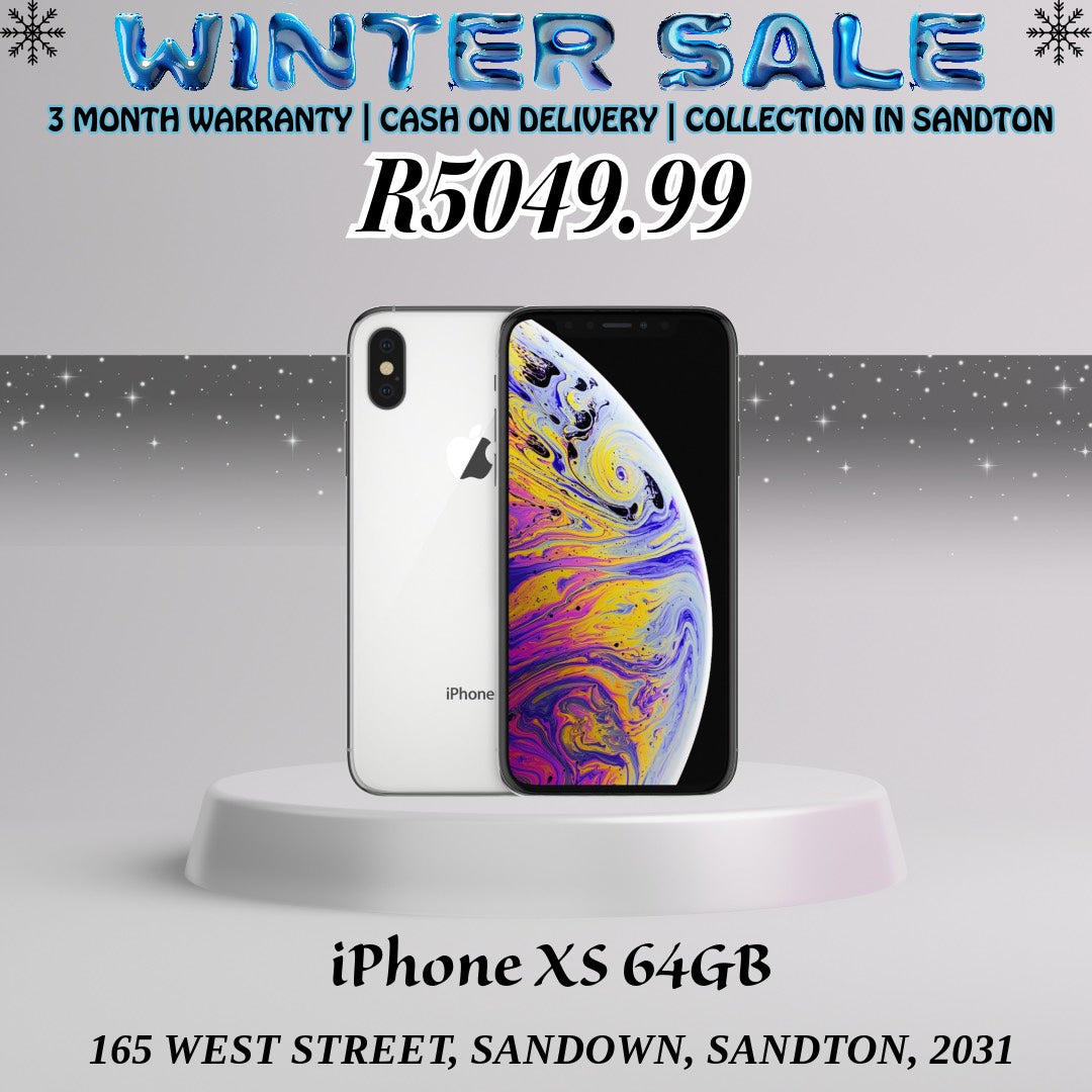 Winter Sale - iPhone Xs 64GB (Assorted Colours) - CPO