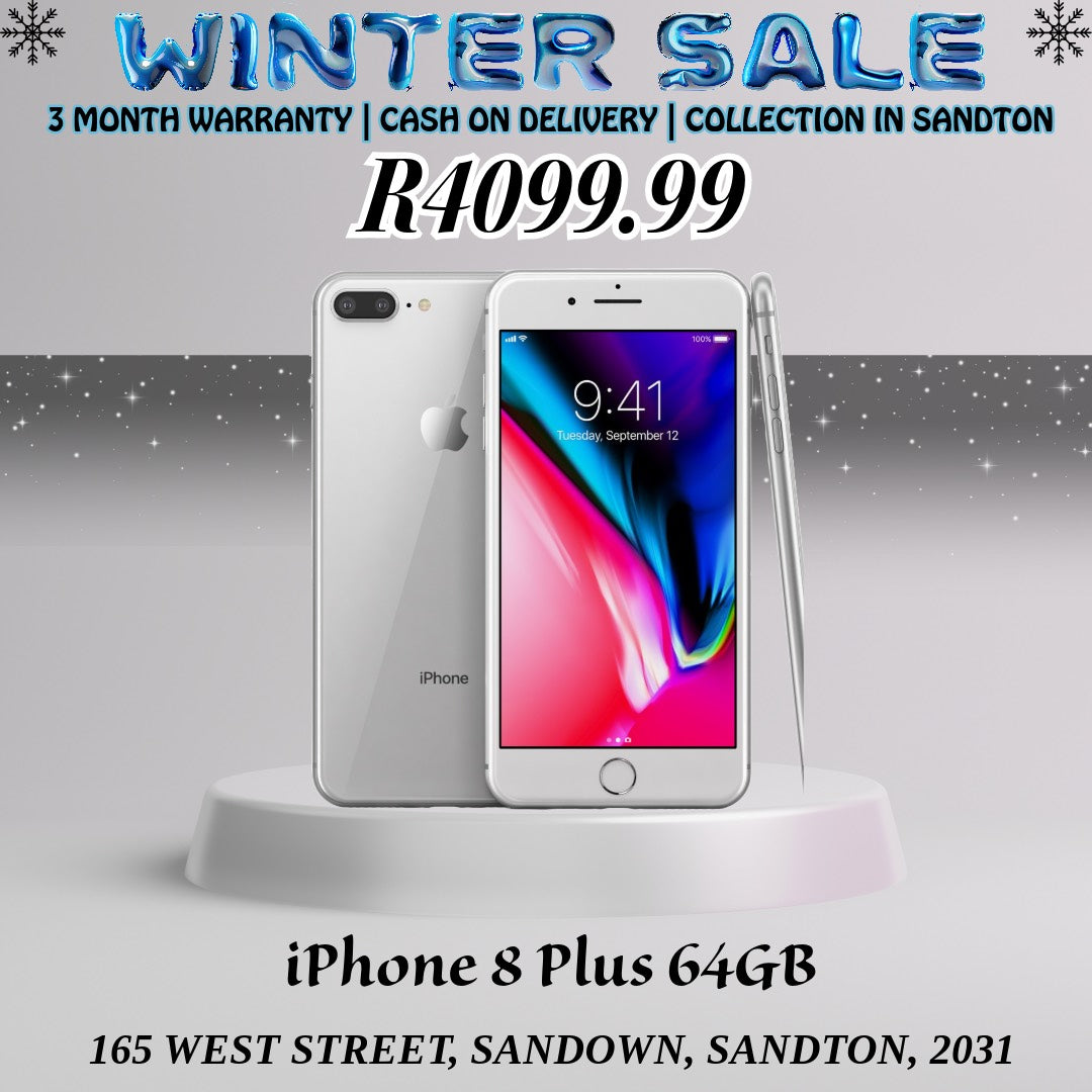 Winter Sale - iPhone 8 Plus 64GB (Assorted Colours) - CPO