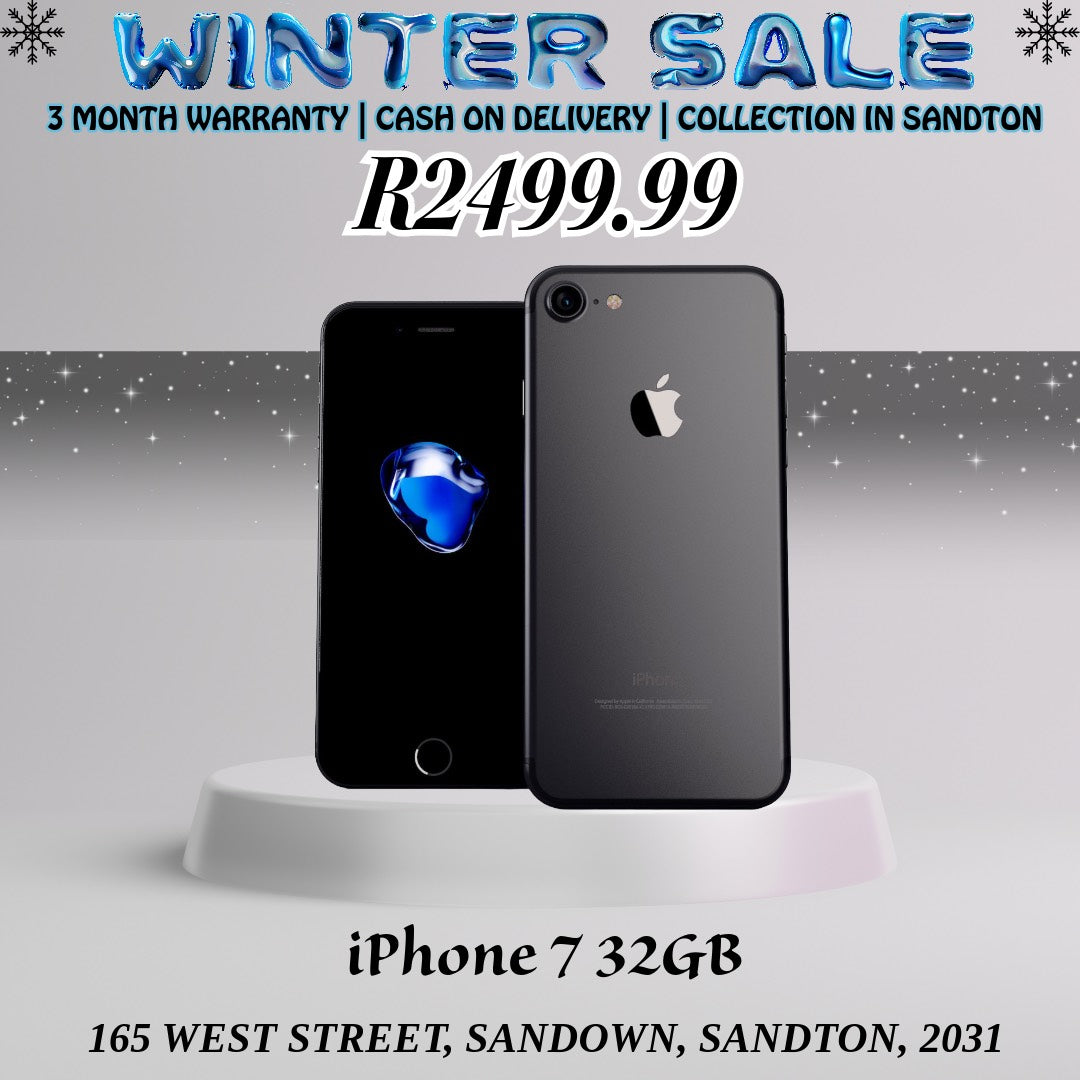 Winter Sale - iPhone 7 32gb (Assorted Colours) - CPO